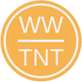 wwtnt logo is an orange circle with letters in the center