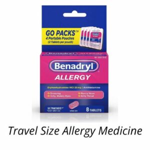 Travel Size Allergy Medicine