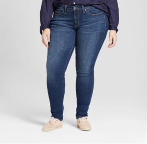 Universal Thread Plus Size Med Wash Skinny Jeans