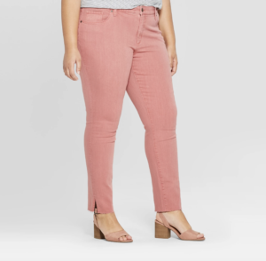 Universal Thread Plus Size Skinny Jeans in Pink