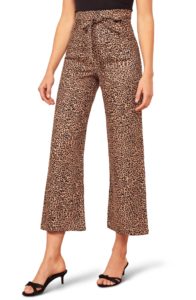 Reformation Jackie Belted High Waist Pants
