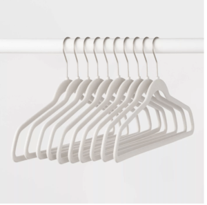 Made By Design 10pk Non Slip Velvet Hangers