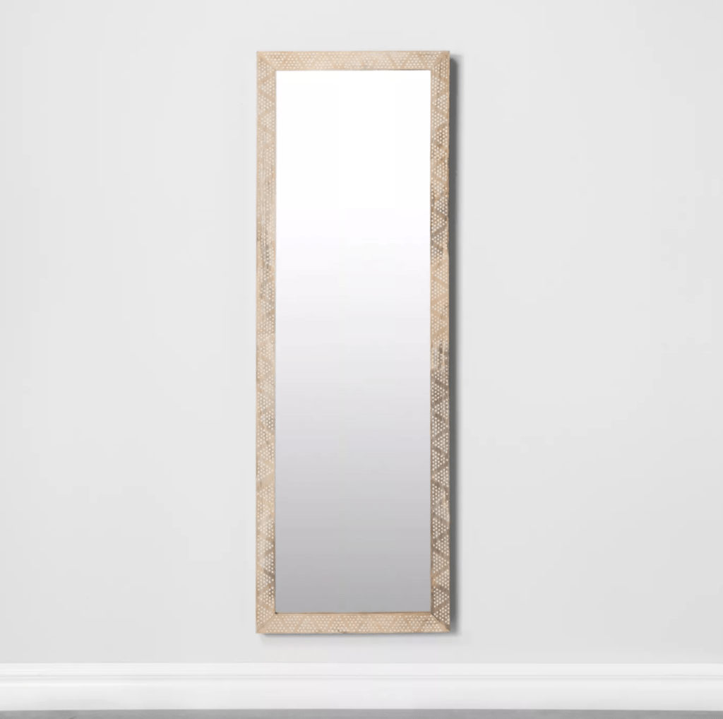 Opalhouse Carved Dot Floor Mirror