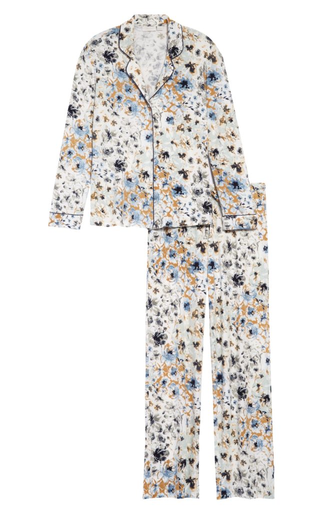 Nordstrom Lingerie Moonlight Pajamas in Ivory Egret