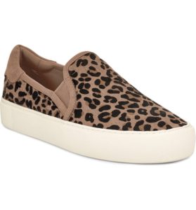 UGG Jass Genuine Calf Hair Leopard Sneaker