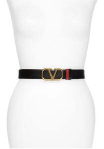 Valentino VLOGO Buckle Reversible Belt