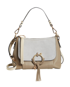 See by Chloe Joan Leather and Suede Shoulder Bag