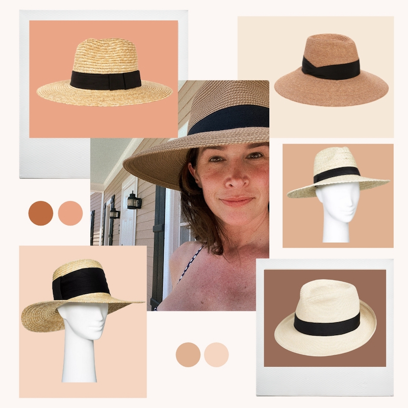 elegant straw hats with wide brims