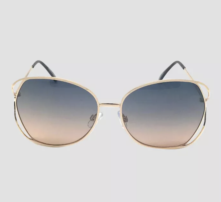 A New Day Gold Square Sunglasses