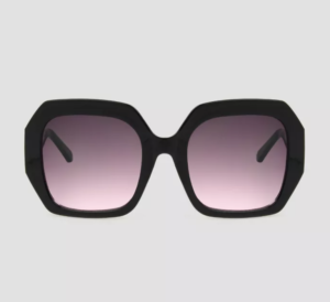 A New Day Square Sunglasses with Burgundy Gradient Lenses