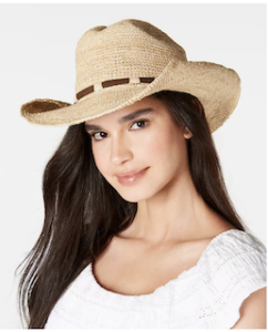 Frye Raffia Dean Cowboy Hat