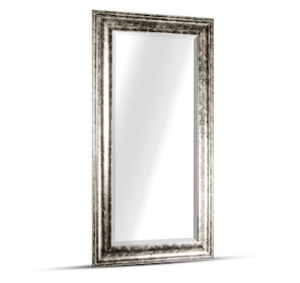 Large Rectangle Grey Modern Mirror