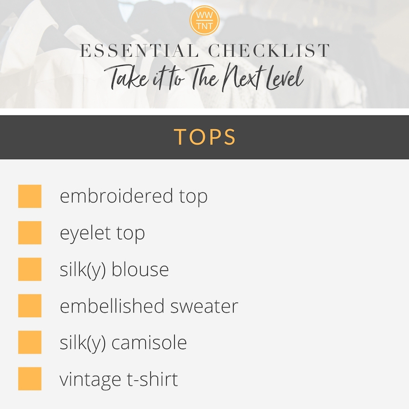 list of essential classic tops