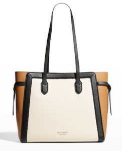 Kate Spade New York Large Colorblock Pebbled Leather Tote Bag