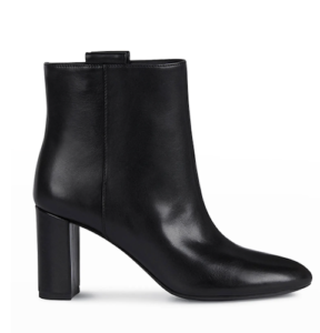 Geox Pheby Leather Zip Ankle Booties