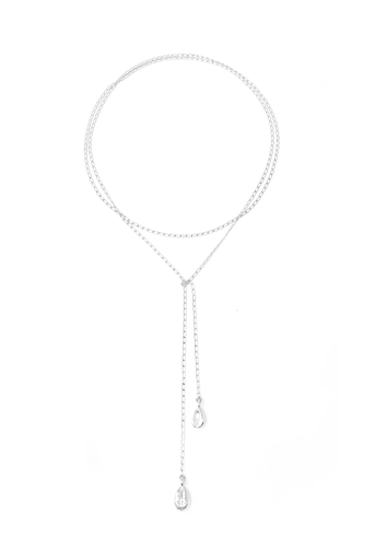 Omi Woods West Africa The Cowrie Infinity Lariat Necklace