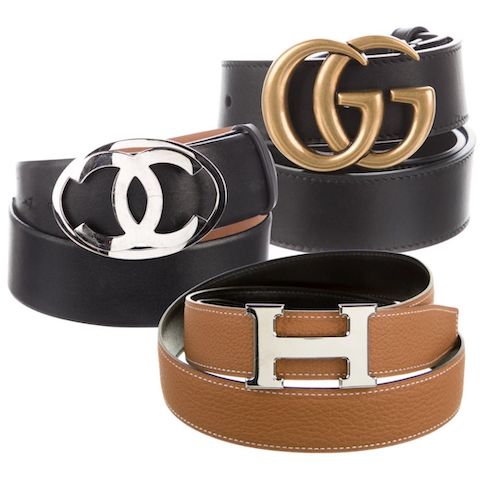 The RealReal Logo Belts