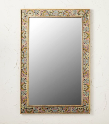 Opalhouse 24" x 36" Printed Fabric Mirror