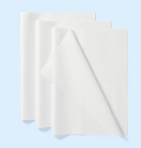 40ct Banded Tissue Paper White