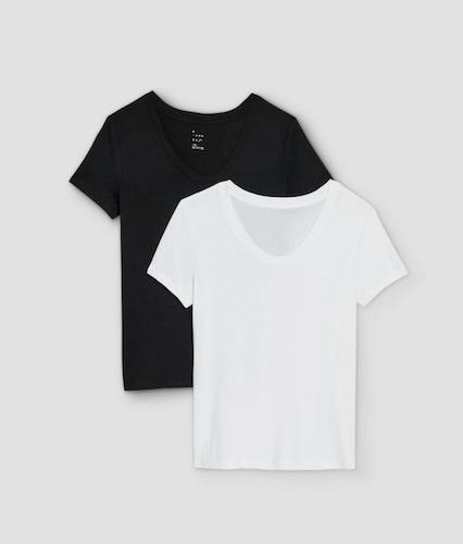 A New Day Scoop Neck Slim Fit T-Shirt 2pk