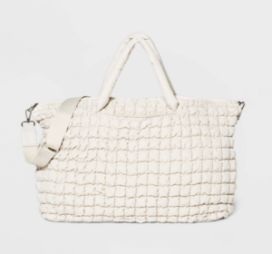 A New Day Off White Athleisure Weekender Bag