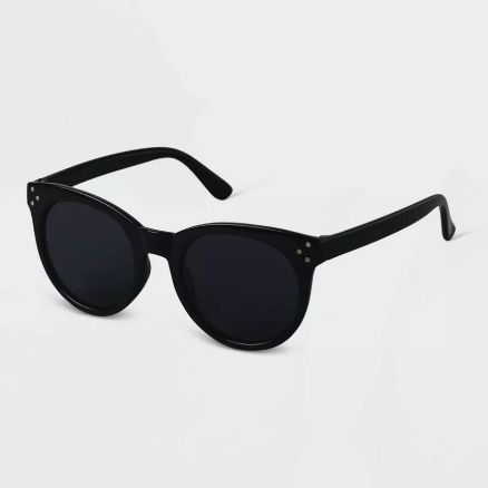 A New Day Black Plastic Sunglasses
