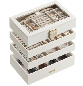4-Tier Stackable Jewelry Box