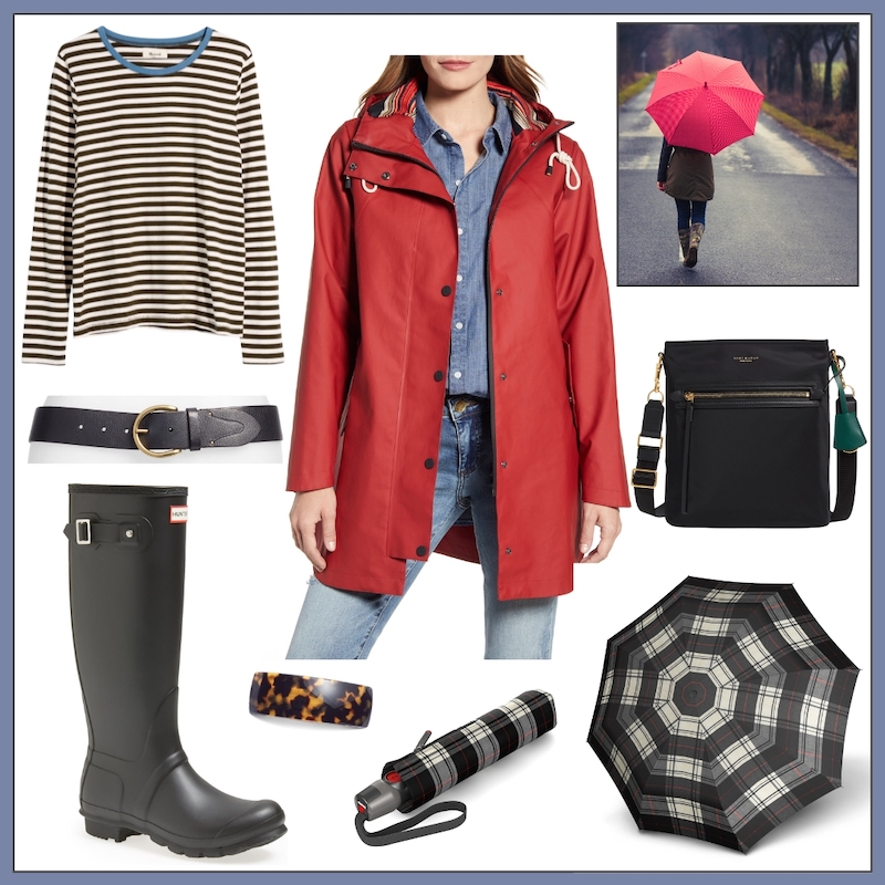 clothing and accessories for rainy day