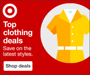 Target Clothing Ad showing dress