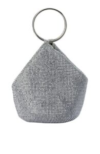 Olga Berg Ellie Crystal Mesh Bag