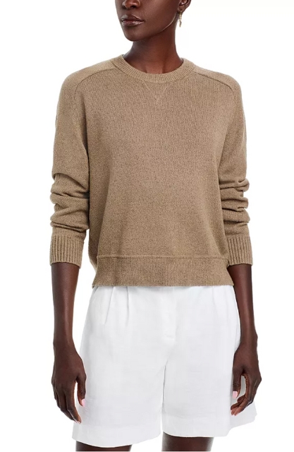 Theory Cotton Crewneck Sweater