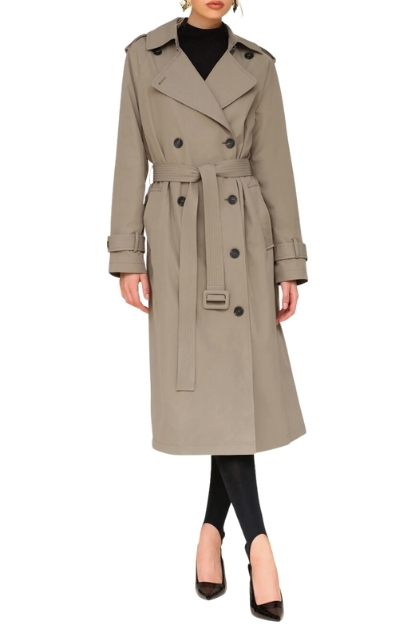 Avec Les Filles City Relaxed Trench Coat