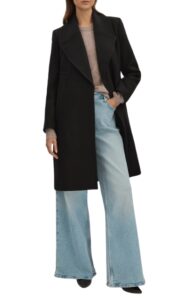 Reiss Katia Wool Blend Felt Coat