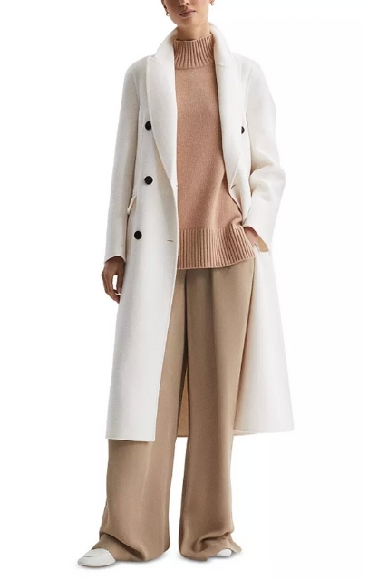 Reiss Arla Belted Long Coat