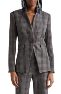 Veronica Beard Orchid Plaid Dickey Jacket