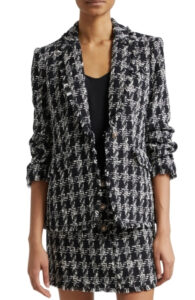 Cinq a Sept Khloe Boucle Tweed Blazer