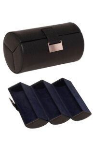 Bey-Berk Leather Travel Sunglasses Roll