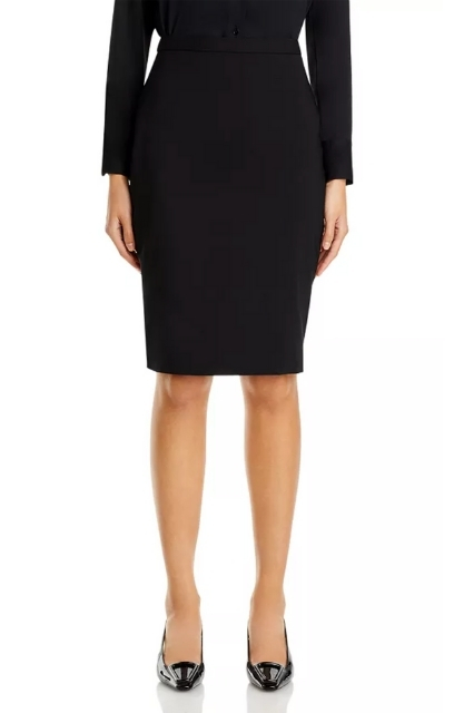 Theory Wool Stretch Pencil Skirt