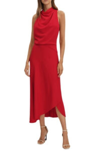 Reiss Giana Cowl Neck Tulip Dress