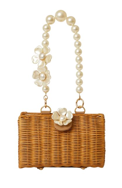 BTB Los Angeles Page Pearly Floral Clutch