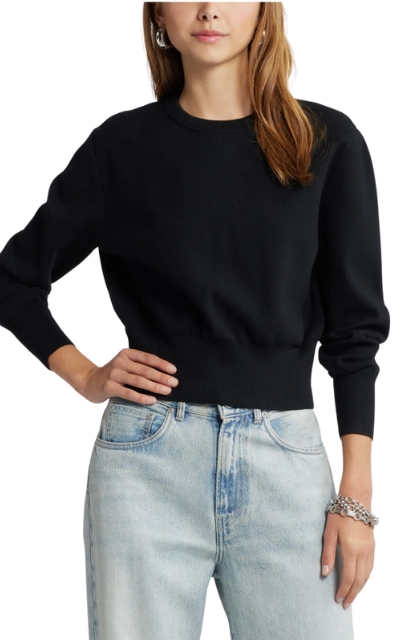 Open Edit Blousson Sweater