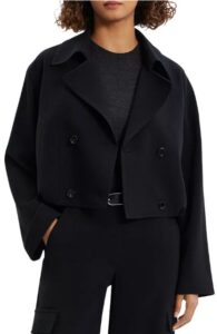 Theory Admiral Cropped Trench Jacket
