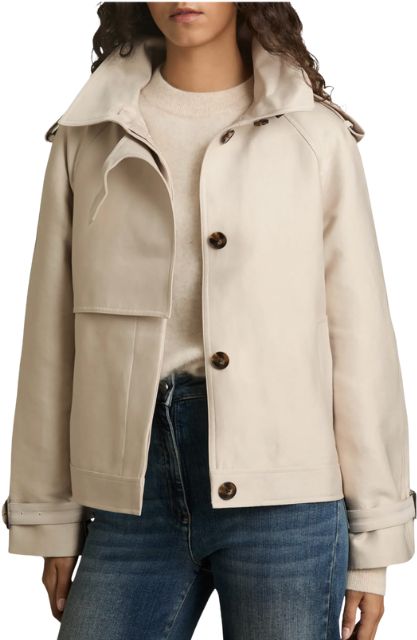 Reiss Mila Short Trench Coat